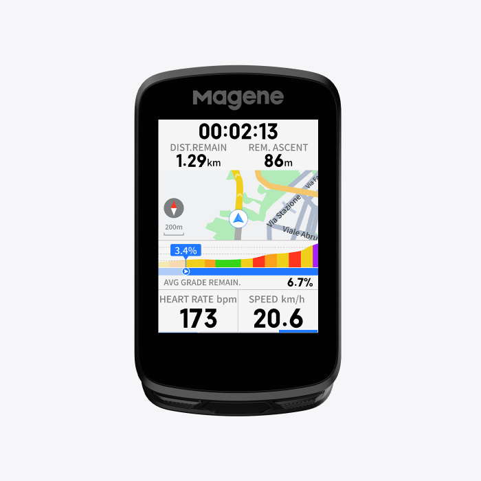 Computer per bicicletta GPS intelligente C606 - immagine 5