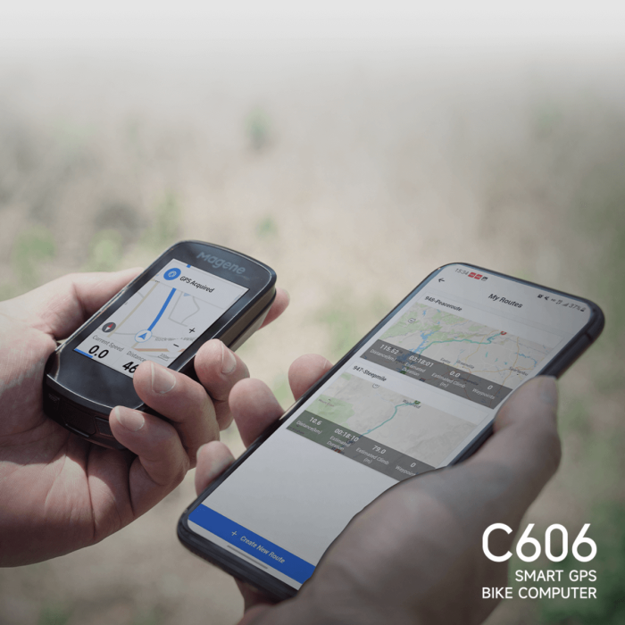 Computer per bicicletta GPS intelligente C606 - immagine 4
